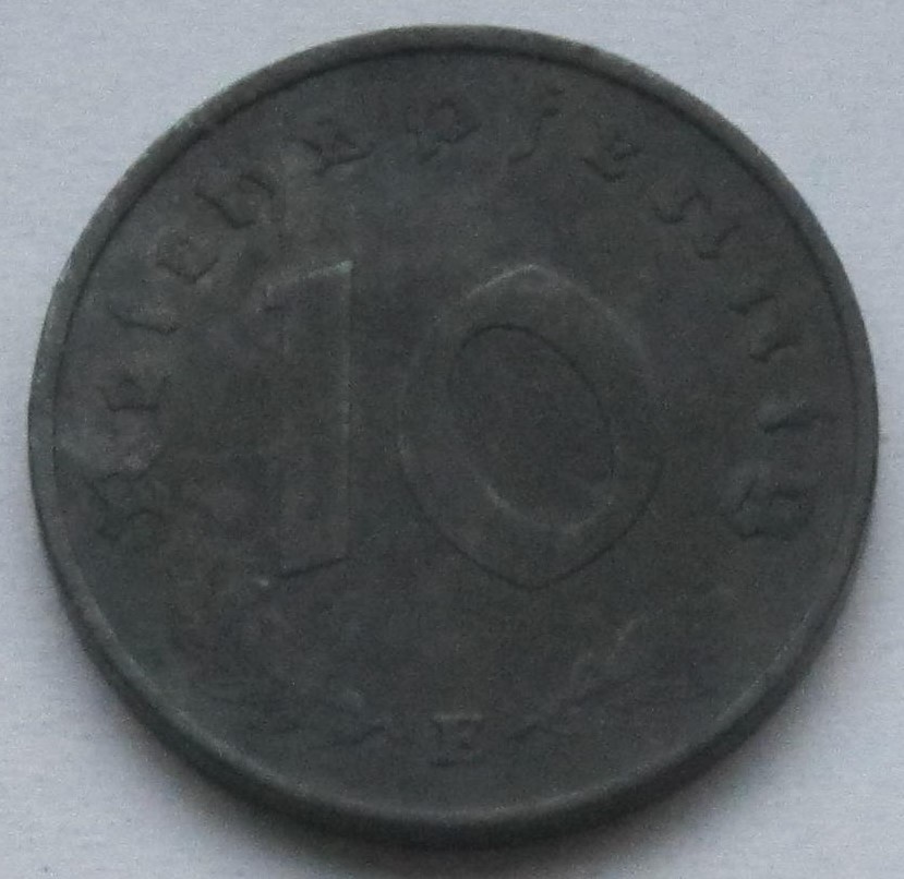  Deutsches Reich: 10 Pfennig 1945 E   