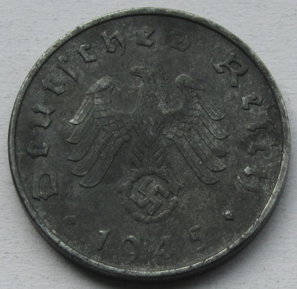  Deutsches Reich: 10 Pfennig 1945 E   