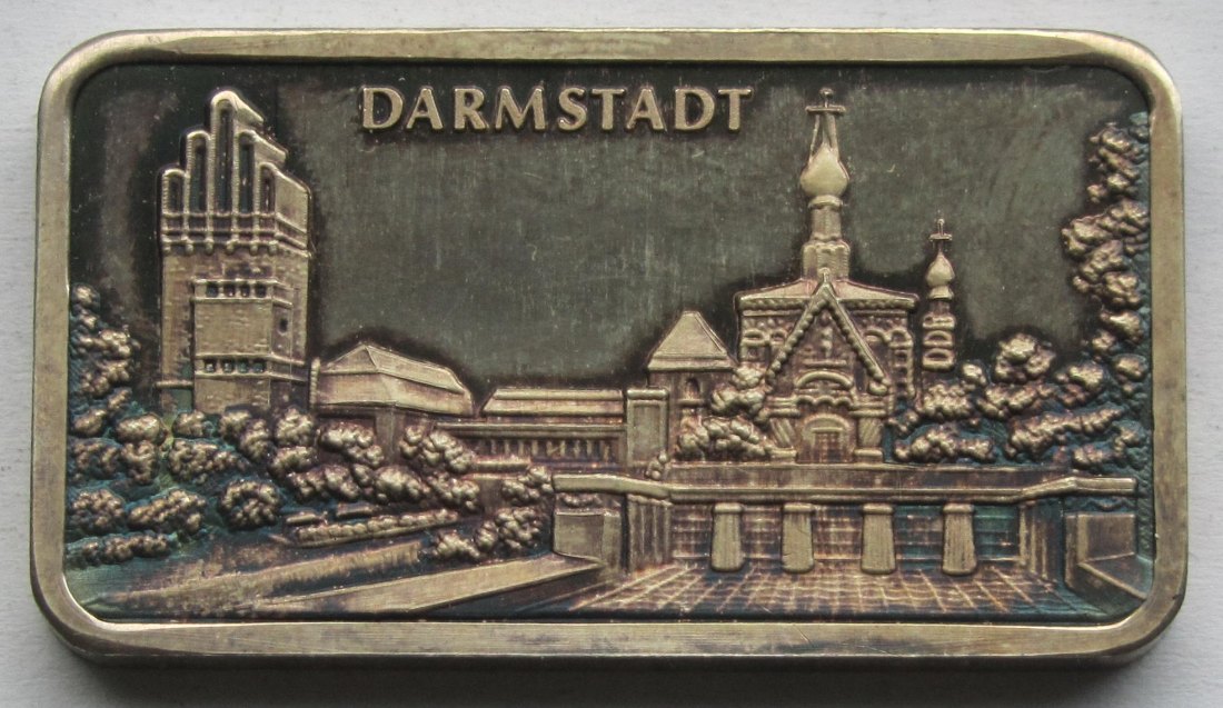  Silberunzen-Motivbarren Darmstadt   