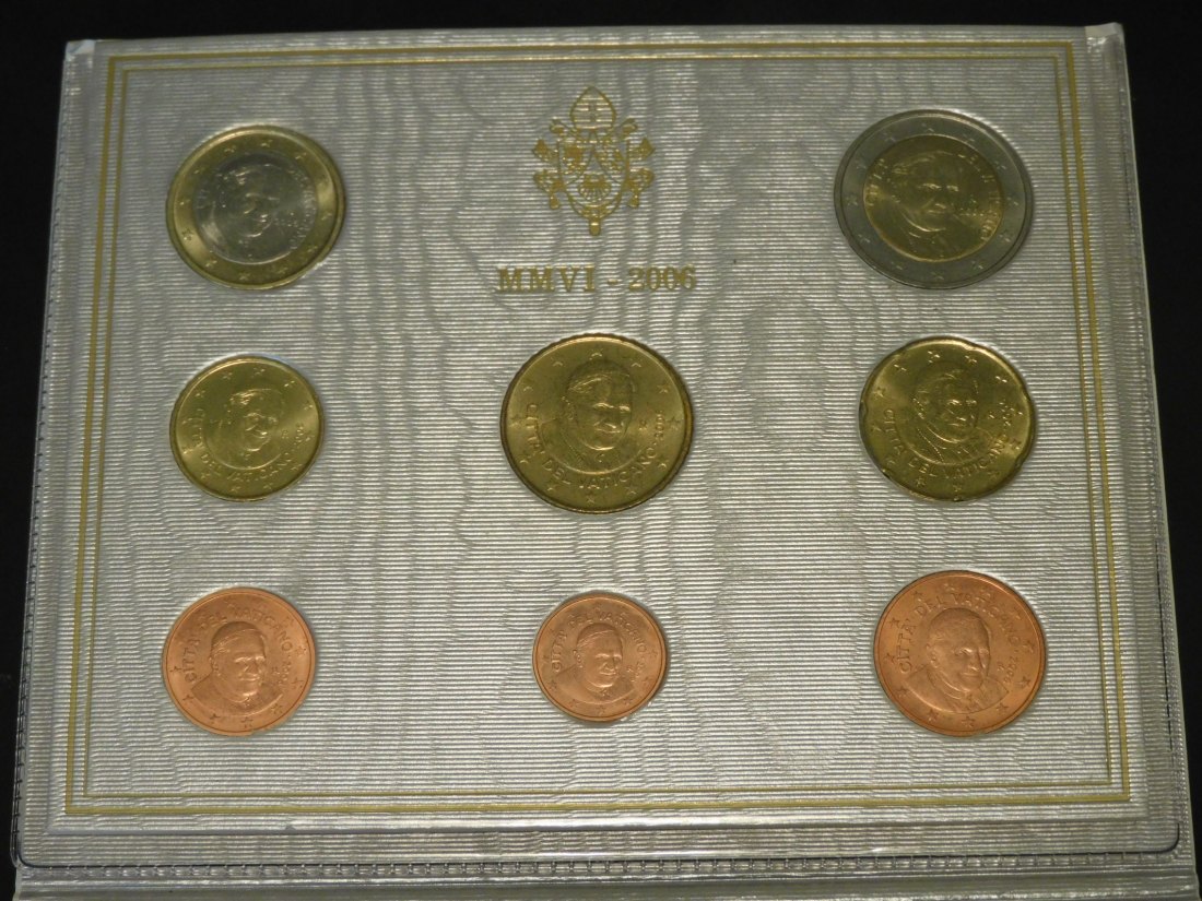  VATICAN 2006 EURO COINS.GRADE-PLEASE SEE PHOTOS.   