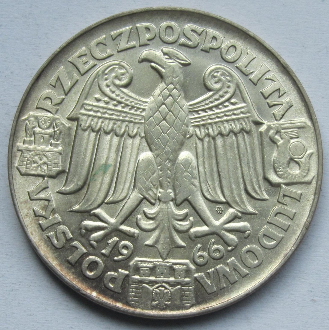  Polen: 100 Zloty Millennium 1966, Motivprobe   