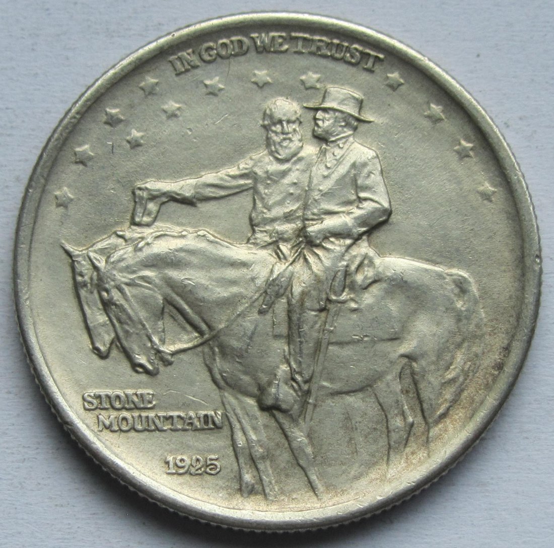  USA Vereinigte Staaten: 1/2 Dollar Stone Mountain 1925   