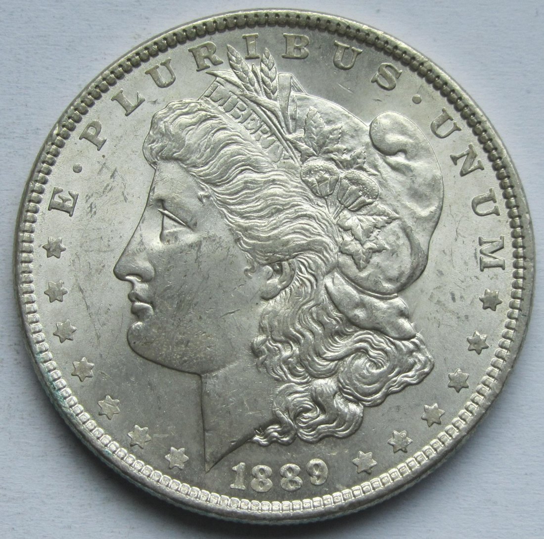  USA Vereinigte Staaten: 1 Dollar (Morgan-Dollar) 1889   