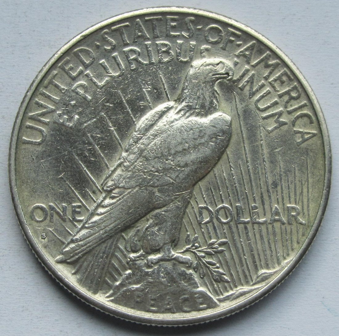  USA Vereinigte Staaten: 1 Dollar (Peace-Dollar) 1928 S   