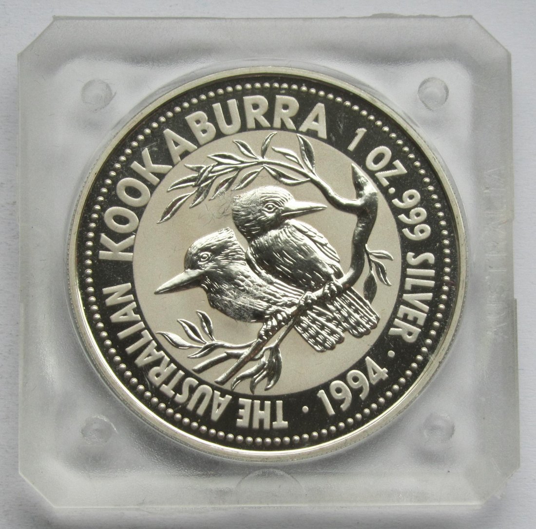  Australien: Silberunze Kookaburra 1994   