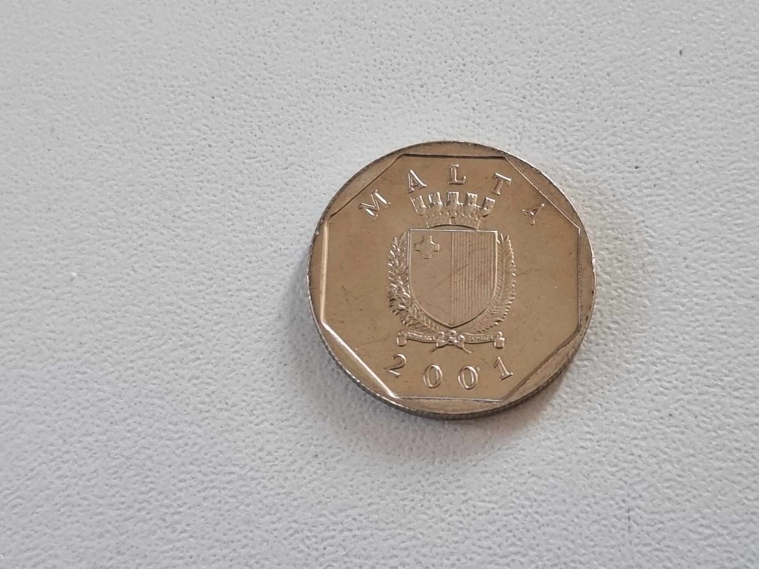  Malta 5 Cent 2001 STG   