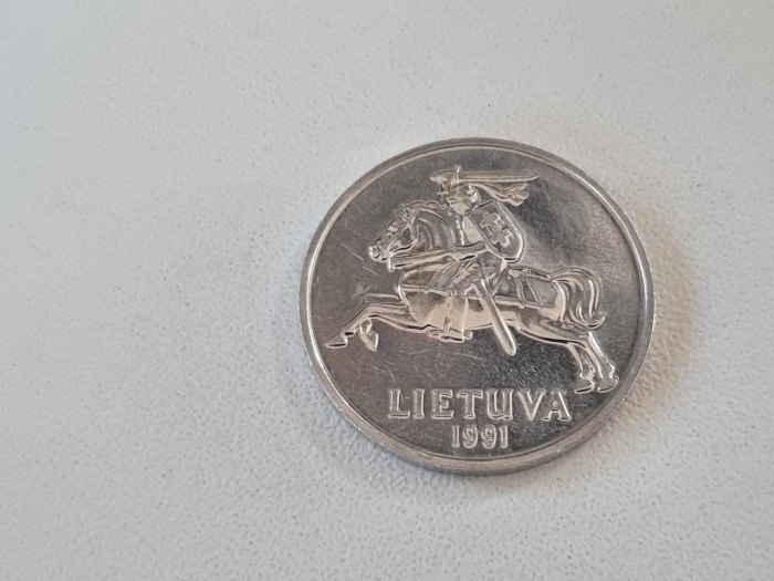  Litauen 5 Centu 1991 VZ   