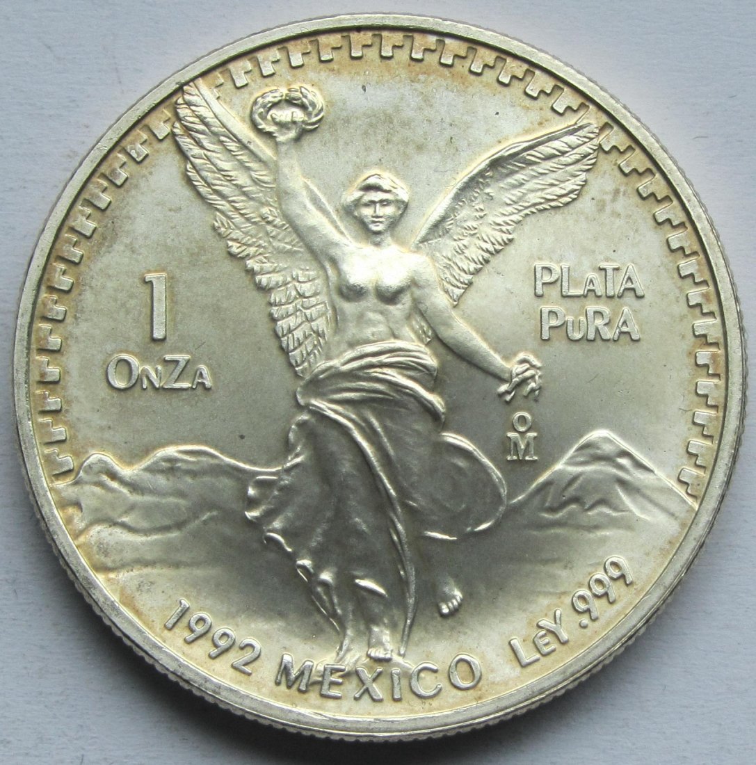  Mexiko: Silberunze Libertad 1992   