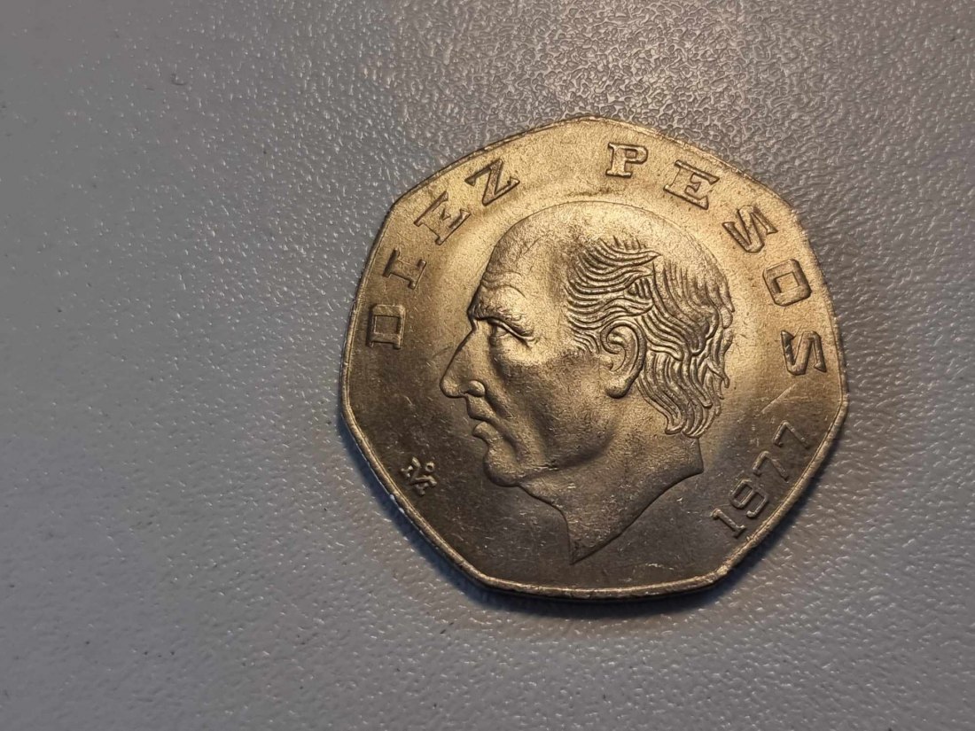  Mexiko 10 Pesos 1977 STG   