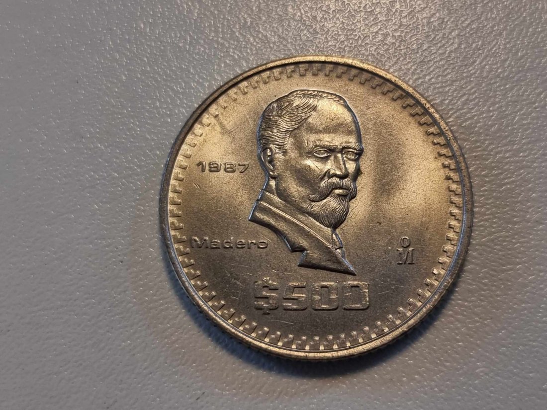  Mexiko 500 Pesos 1987 VZ   