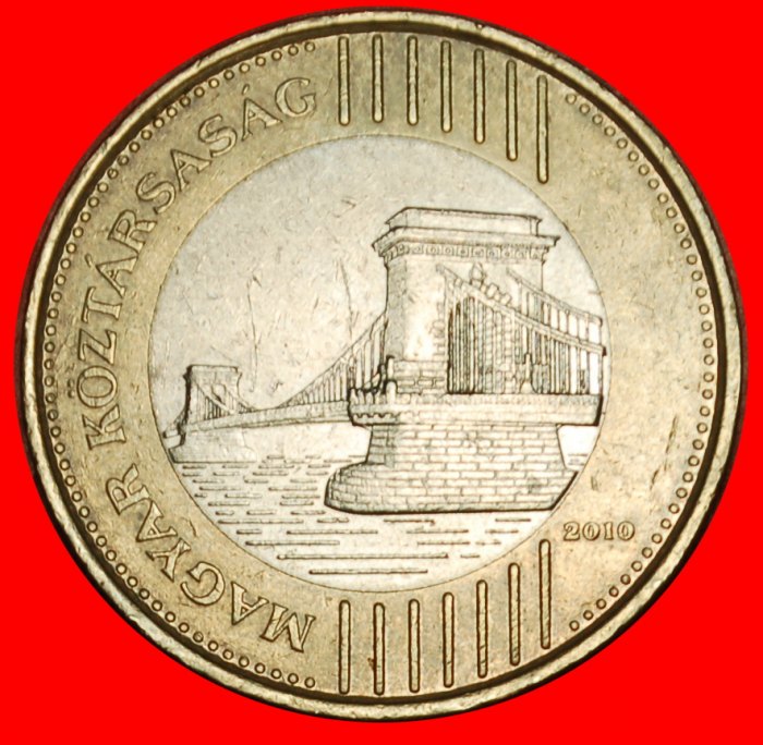  Ⰶ LANGE LEGENDE (2009-2011): UNGARN ★ 200 FORINT 2010 BRÜCKE! OHNE VORBEHALT!   