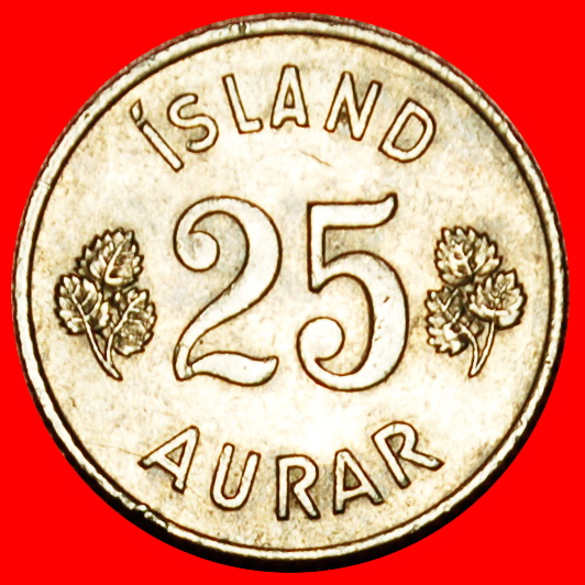  Ⰶ GREAT BRITAIN BIRCH (1946-1967): ICELAND ★ 25 ORE 1961! LOW START ★ NO RESERVE!   