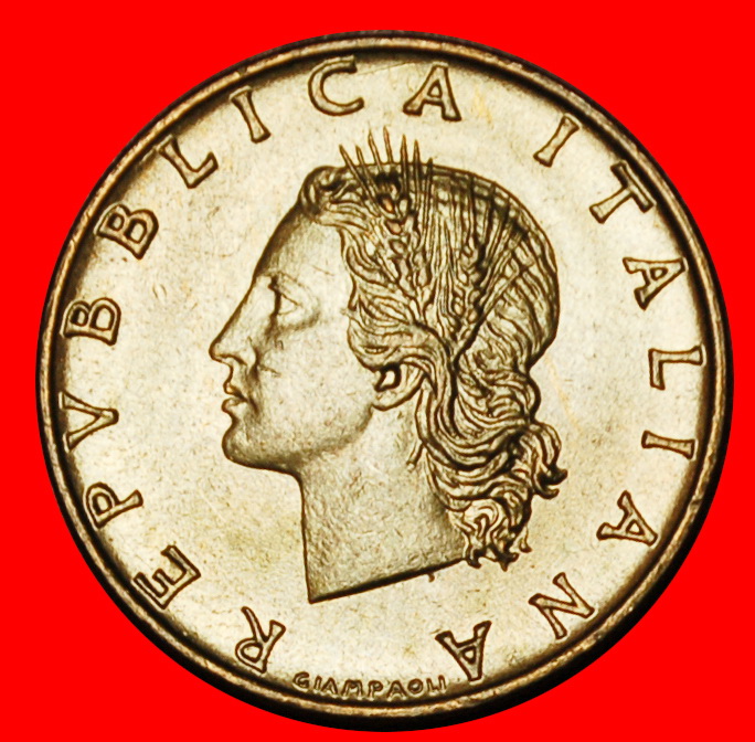  Ⰶ GLATTE KANTE (1968-2001): ITALIEN ★ 20 LIRA 1970R STG STEMPELGLANZ! OHNE VORBEHALT!   