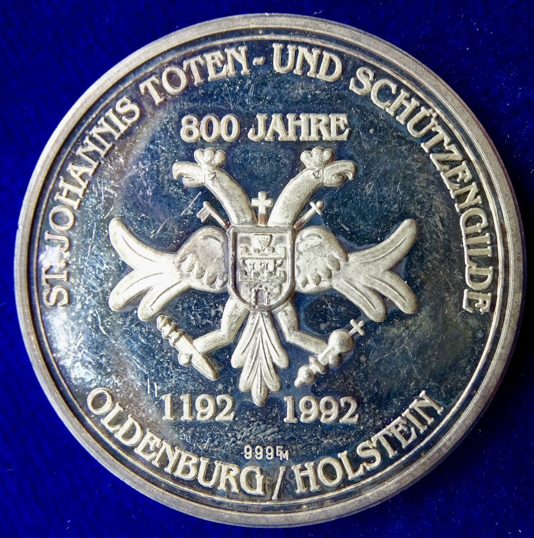  Oldenburg, Schleswig- Holstein, Schützenmedaille 1992   