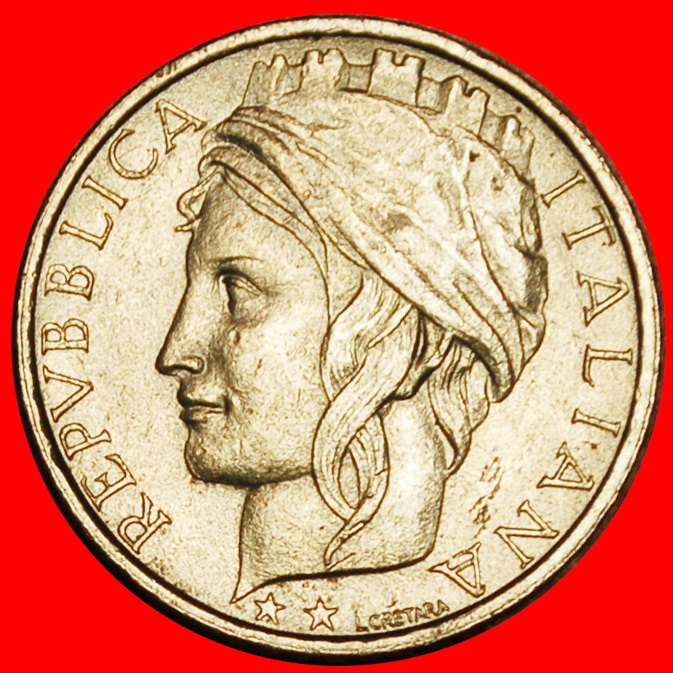  Ⰶ ALLEGORIE mit MAUERKRONE (1993-2001): ITALIEN ★ 100 LIRE 1993R VOGEL UND DELPHIN! OHNE VORBEHALT!   