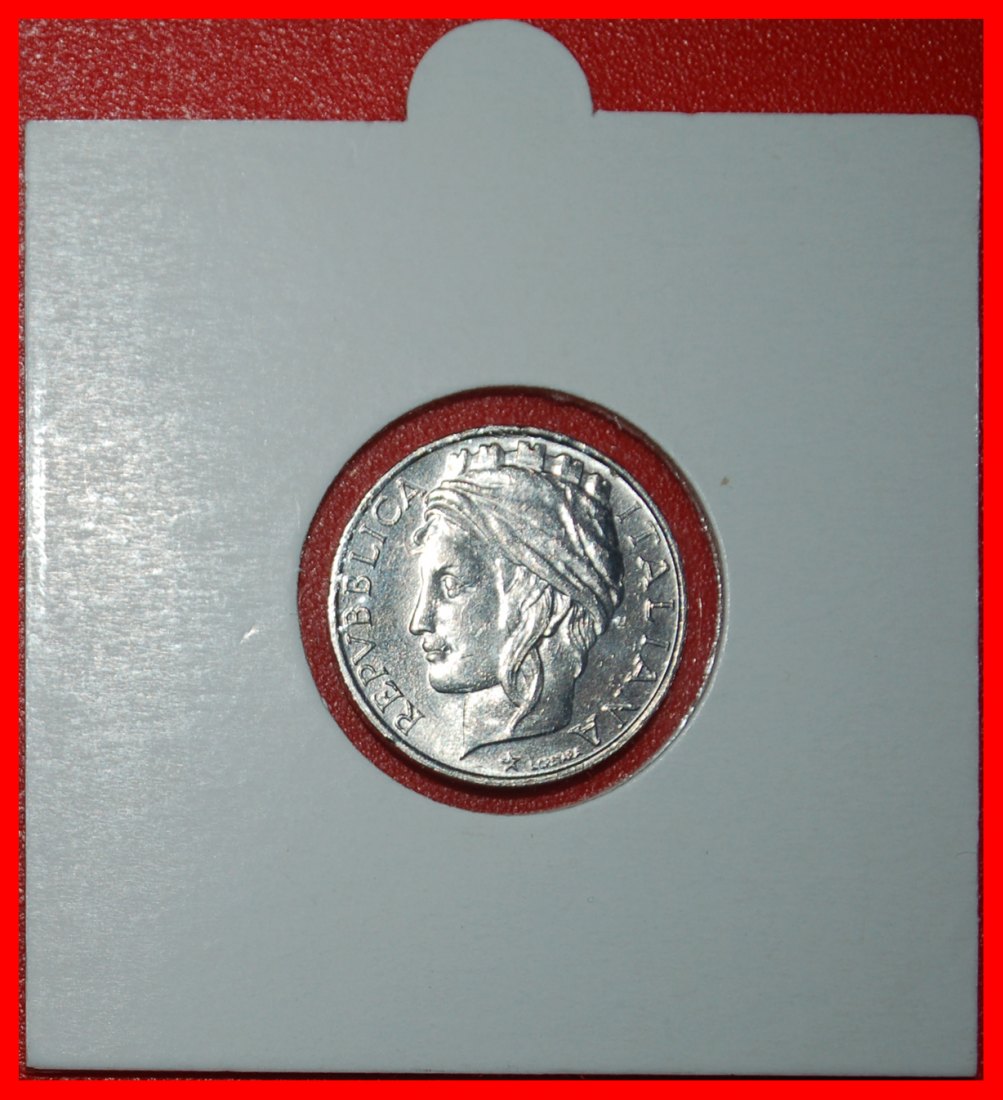  Ⰶ TURRETED ALLEGORY (1996-2001):ITALY★50 LIRAS 1996R! MINT LUSTRE! IN HOLDER★LOW START ★ NO RESERVE!   