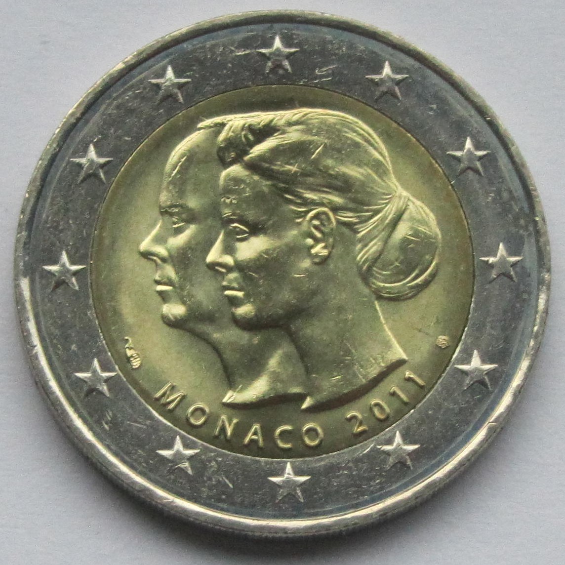  Monaco: 2 Euro Hochzeit 2011   