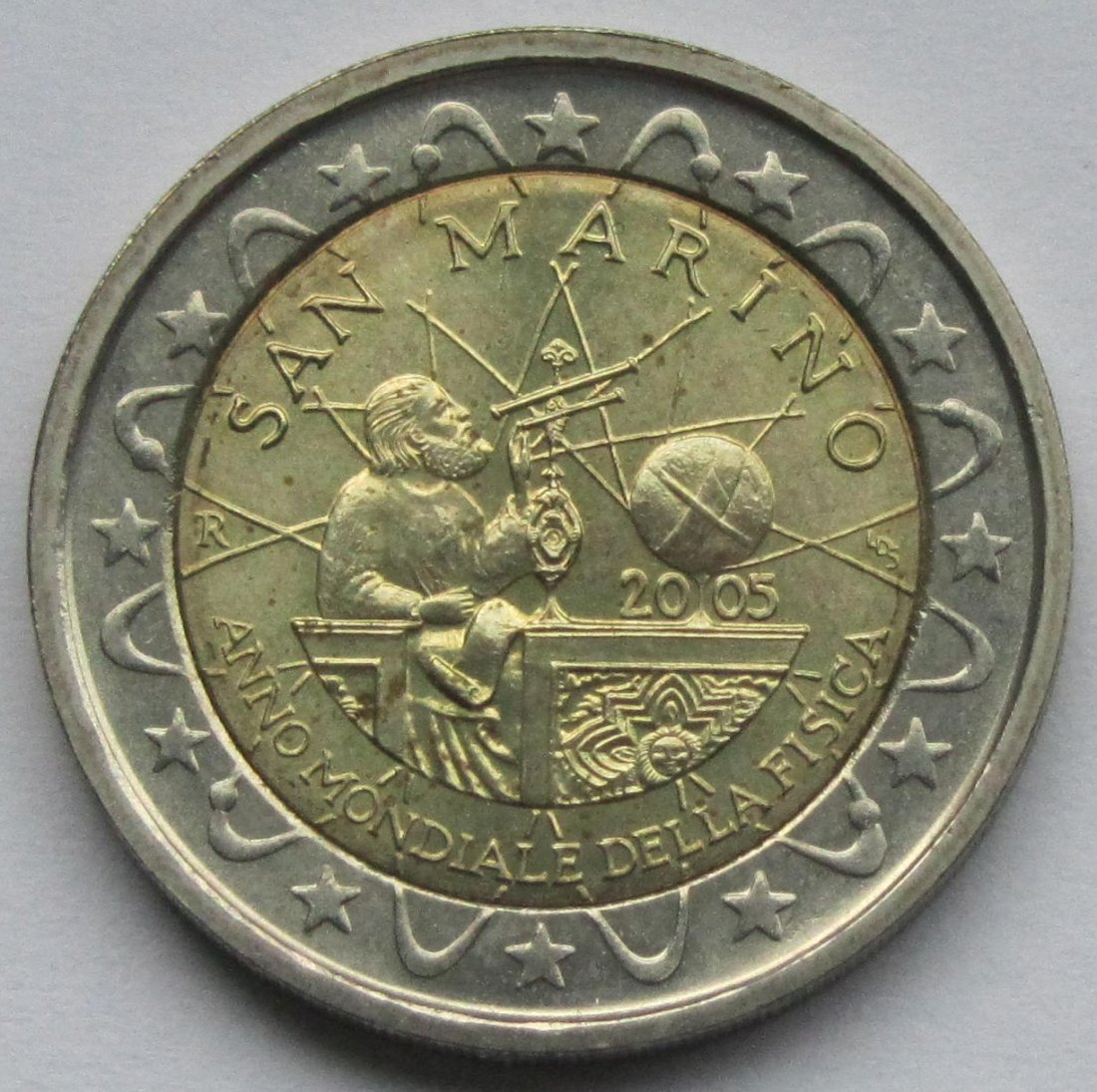  San Marino: 2 Euro Galileo 2005 (lose)   