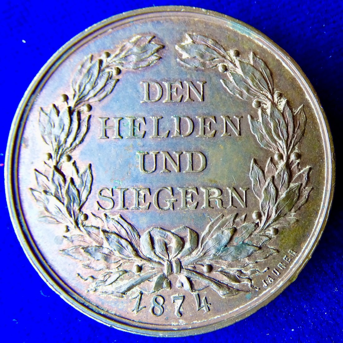  Österreich 1874 Sterbemedaille General Gablenz   