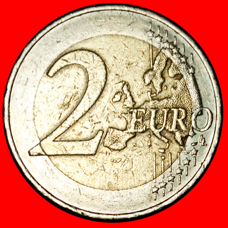  Ⰶ NON-PHALLIC TYPE (2008-2024): GERMANY ★ 2 EURO 2008D BAVARIA!  LOW START ★ NO RESERVE!   