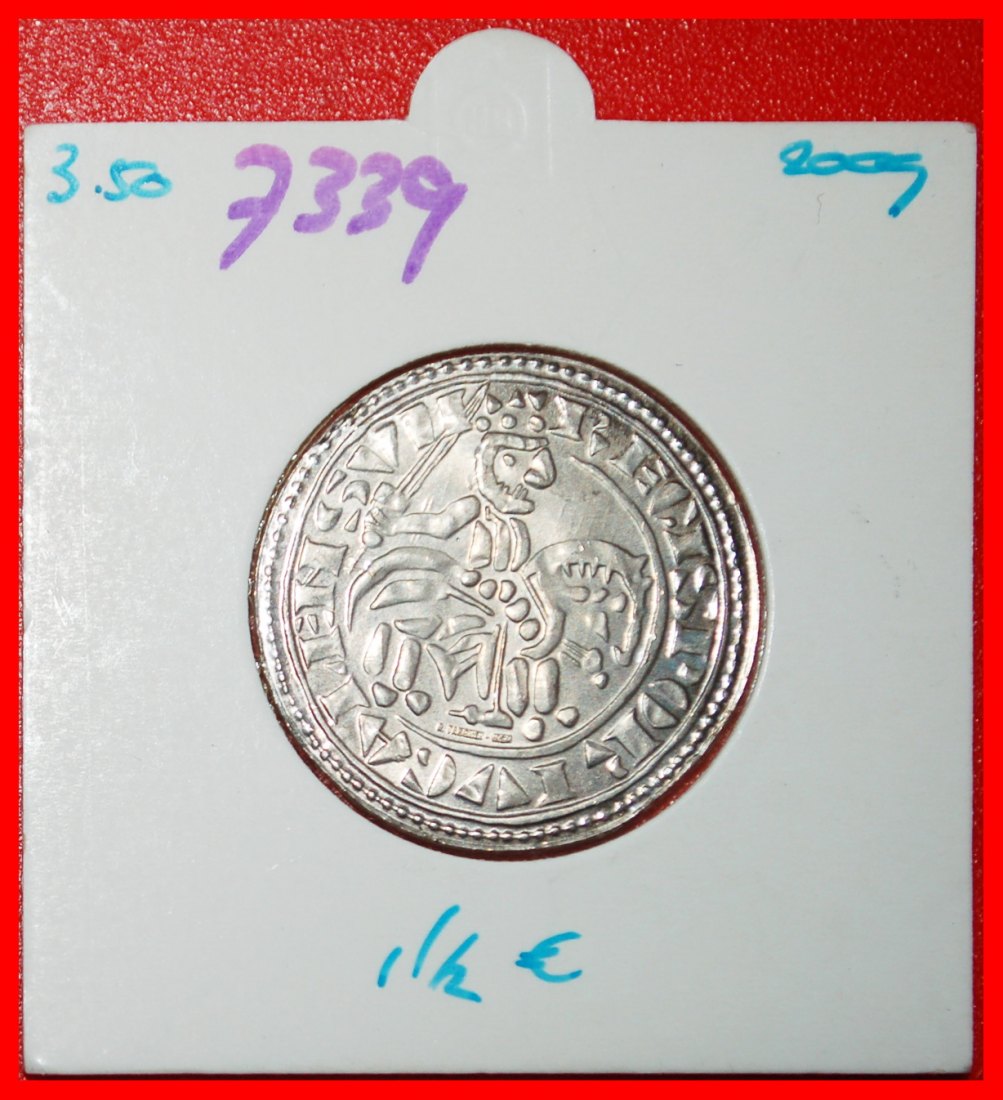  Ⰶ GOLD MORABITINO: PORTUGAL★1 1/2 EURO 2009! SANCHO II (1223-1247)! UNCOMMON★LOW START ★ NO RESERVE!   