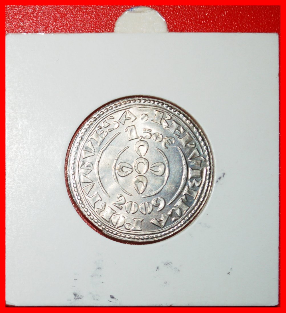  Ⰶ GOLD MORABITINO: PORTUGAL ★ 1 1/2 EURO 2009! SANCHO II. (1223-1247)! UNGEWÖHNLICH! OHNE VORBEHALT!   