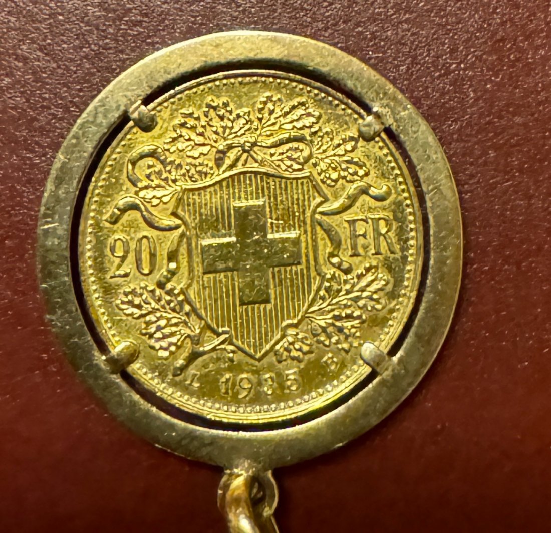  Schweiz 20 Franken Gold 1935 Goldmünze   