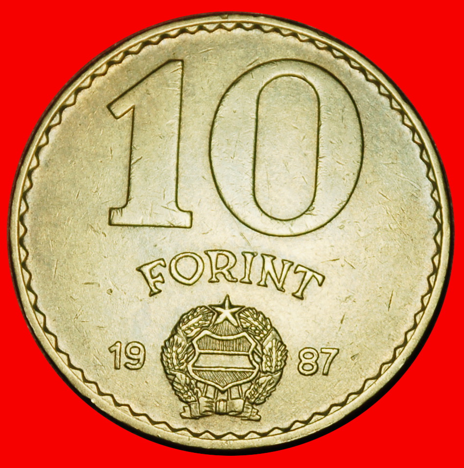  Ⰶ LIBERATION BY USSR FROM GERMANY 1945 (1983-1990): HUNGARY★10 FORINTS 1987! LOW START ★ NO RESERVE!   