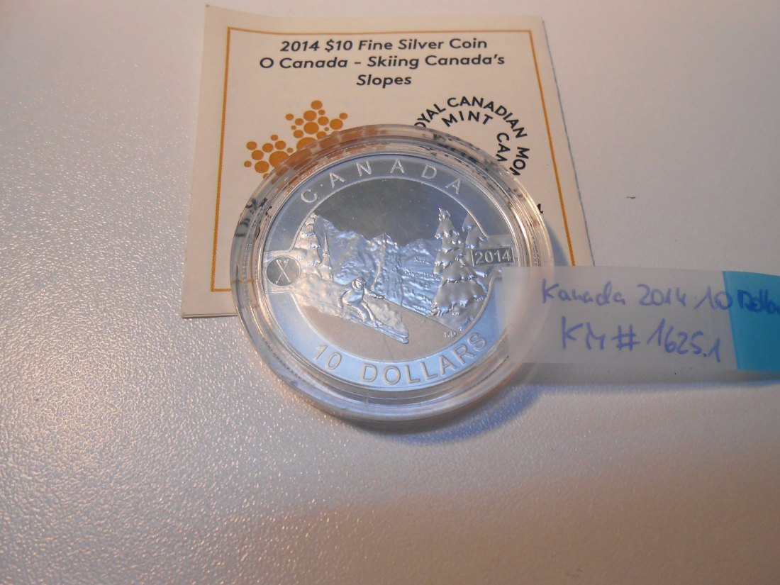  Kanada Silber 10 Dollar 2014   