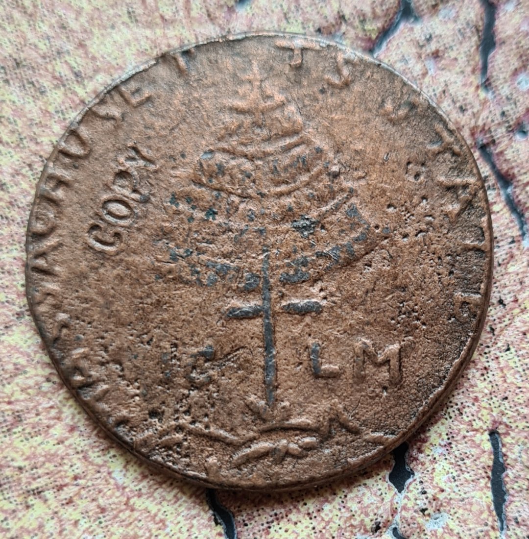  1776 Penny Pine Tree Münze - REPLIKAT - BELEGSTÜCK - COPY   