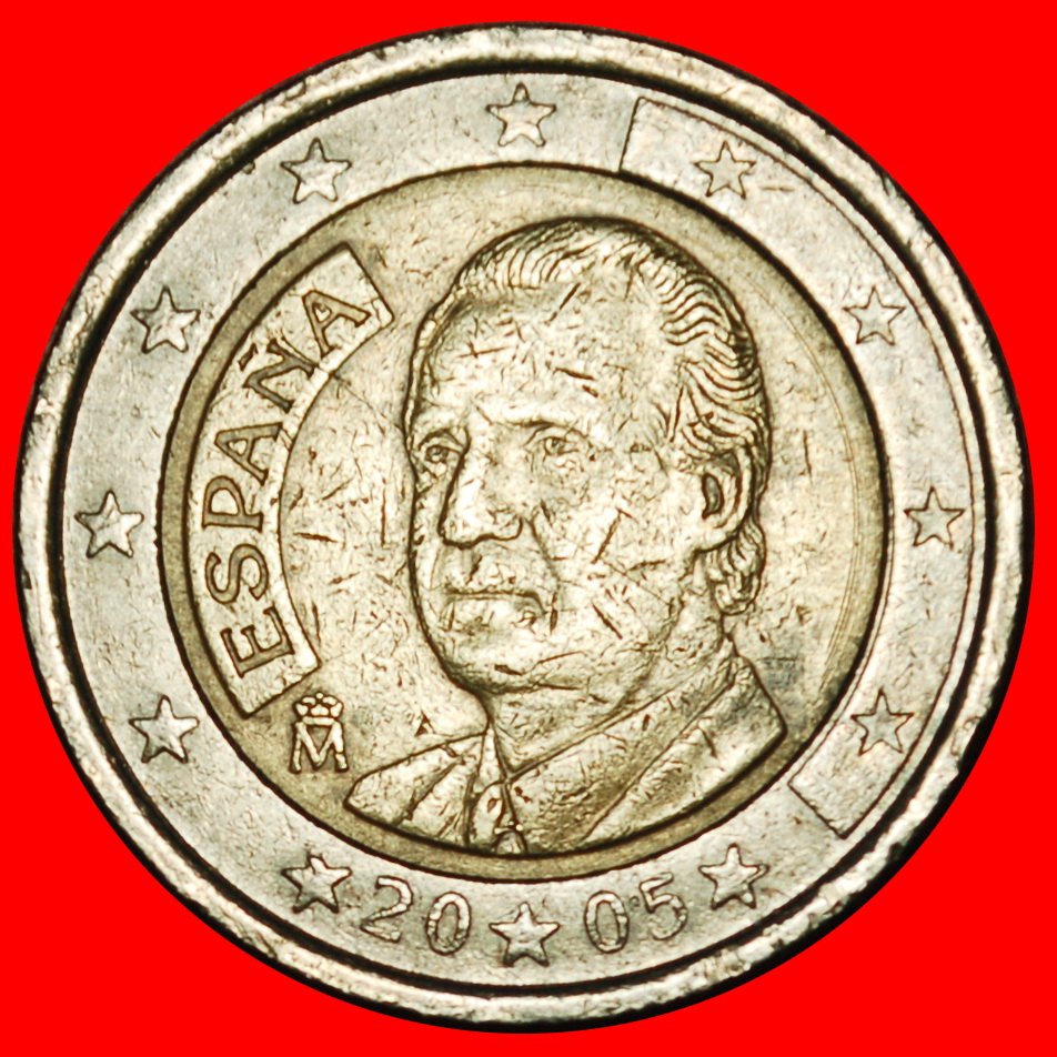  Ⰶ PHALLISCHE TYP 1999-2006: SPANIEN ★ 2 EURO 2005! JUAN CARLOS I. (1975-2014)★OHNE VORBEHALT!   