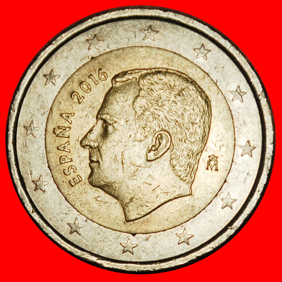  Ⰶ PORTRAIT LEFT (2015-2024): SPAIN ★ 2 EURO 2016! PHILIPP IV (2014-)★LOW START ★ NO RESERVE!   