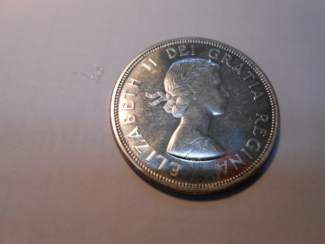  Kanada Silber 1 Dollar 1964 Gedenkmünze Quebec, Elizabeth II.   