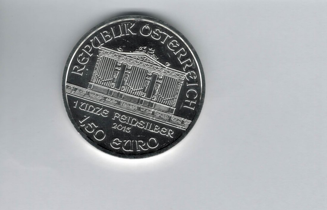  Philharmoniker 2015 1 OZ Unze silber 999 Österreich Spittalgold9800 (1248   