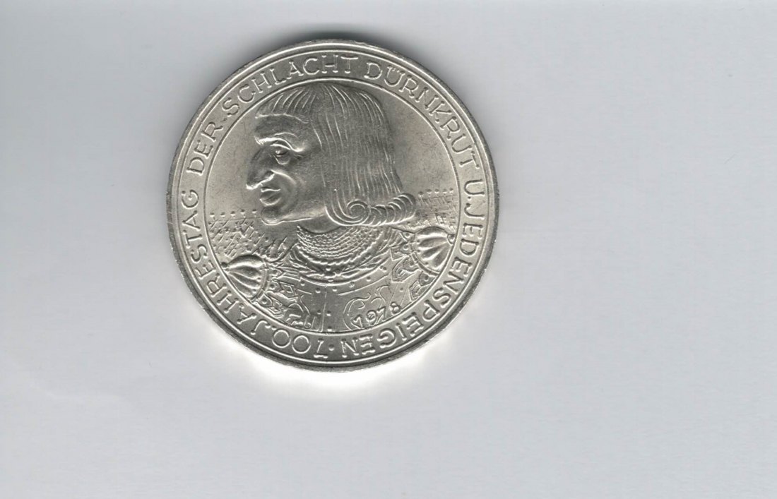  100 Schilling 1978 Schlacht Dürnkrut und Jedenspeigen Ag Österreich 2. Republik (1914/18   