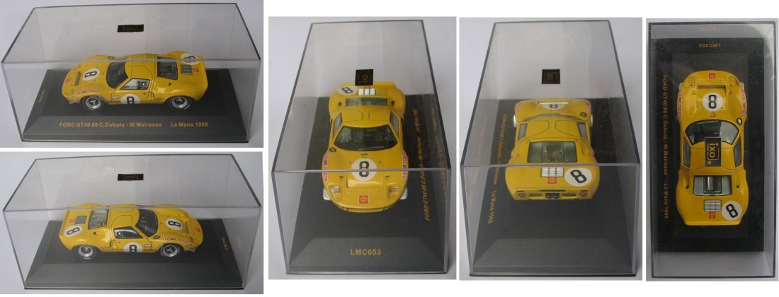  Ford GT 40-8 - Modellauto 1:43-IXO Models R Collection - Originalverpackung   