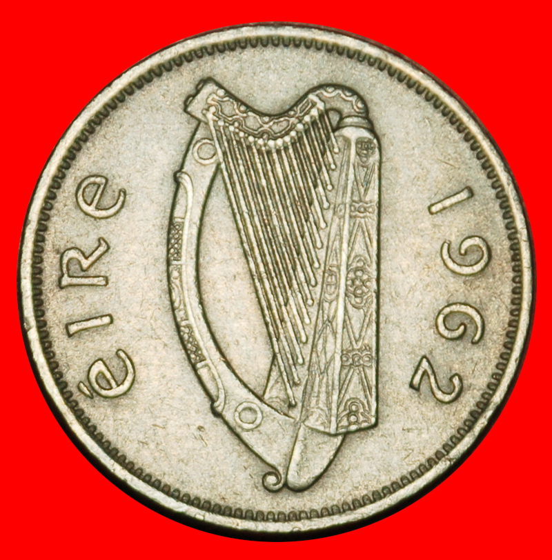  Ⰶ GREAT BRITAIN (1942-1969): IRELAND ★ 6 PENCE 1962 IRISH WOLFHOUND! ★LOW START ★ NO RESERVE!   