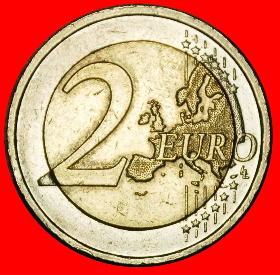  Ⰶ NON-PHALLIC TYPE 2007-2024: IRELAND ★ 2 EURO 2008 RIM r3! ★LOW START ★ NO RESERVE!   