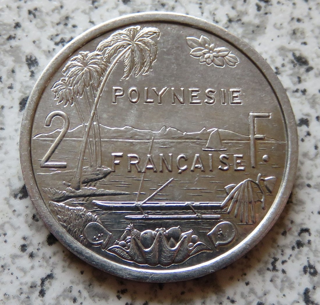  Französisch Polynesien 2 Francs 1995   