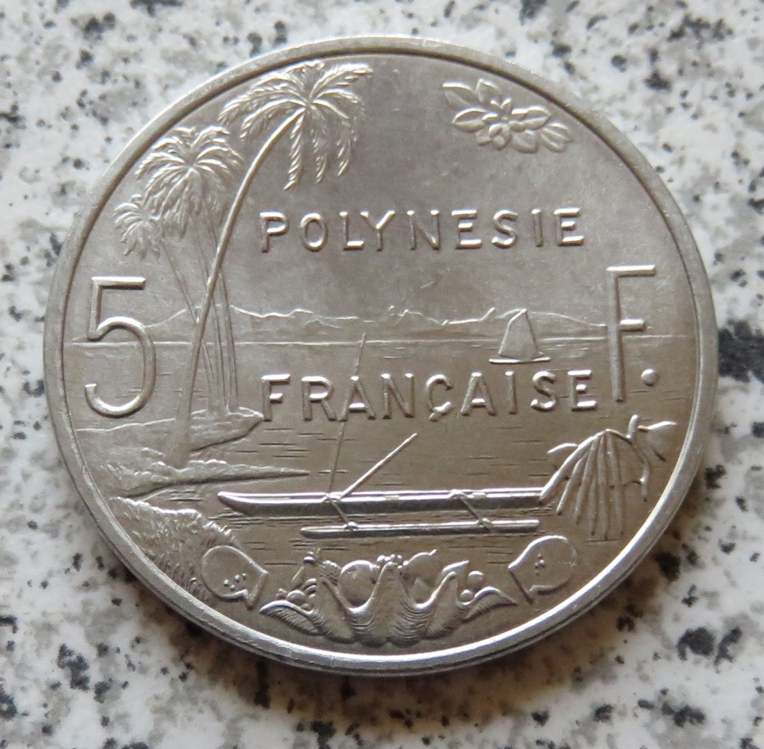  Französisch Polynesien 5 Francs 2003   