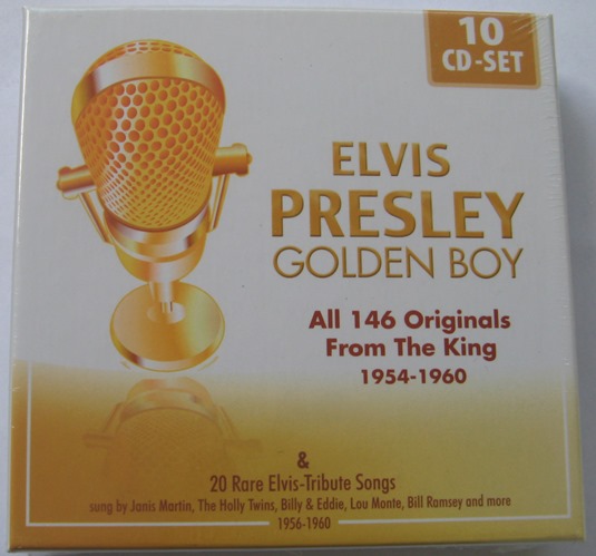  Elvis Presley-Golden Boy-10 CD Set -All 146 Originals From The King 1954/1960-original box   