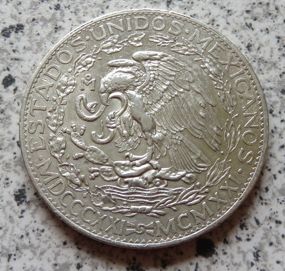  Mexiko 2 Pesos 1921   