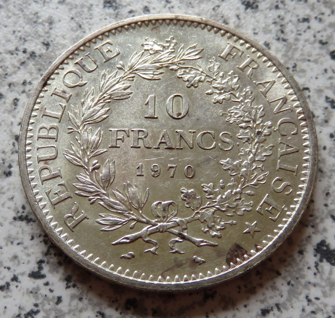  Frankreich 10 Francs 1970   