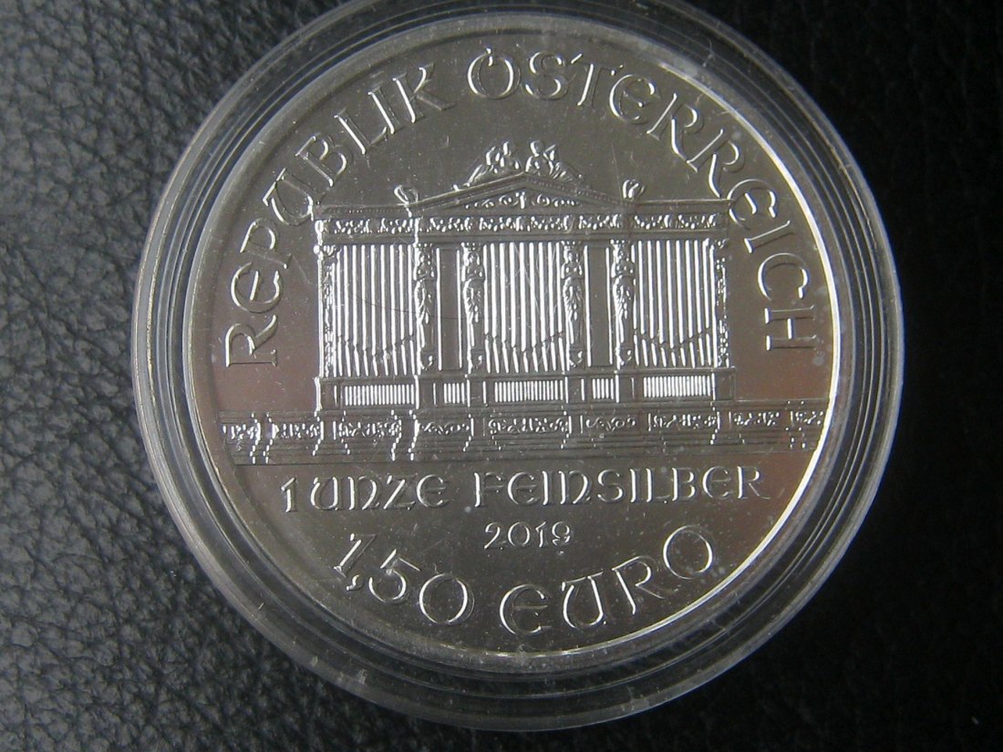  Österreich Wiener Philharmoniker 1,5 Euro 1 Unze 2019; 31,1 Gramm- gekapselt   