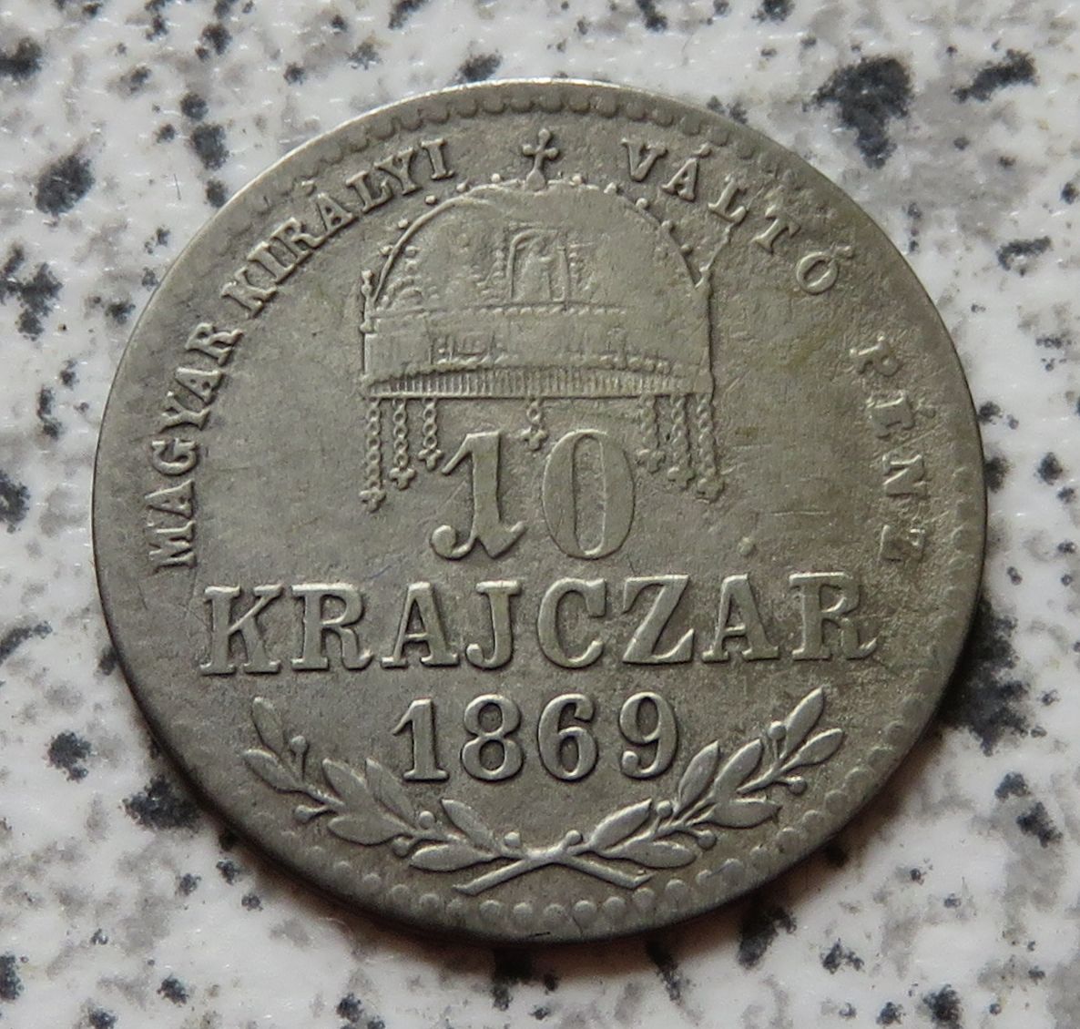  Ungarn 10 Krajczar 1869 KB   