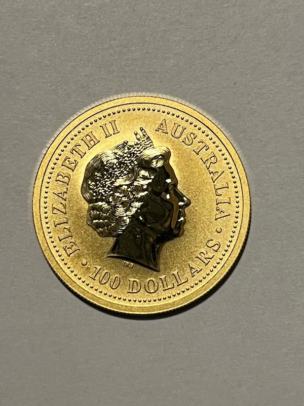  1 Oz Gold 2004 Affe Australien 31,1 g Feingold   