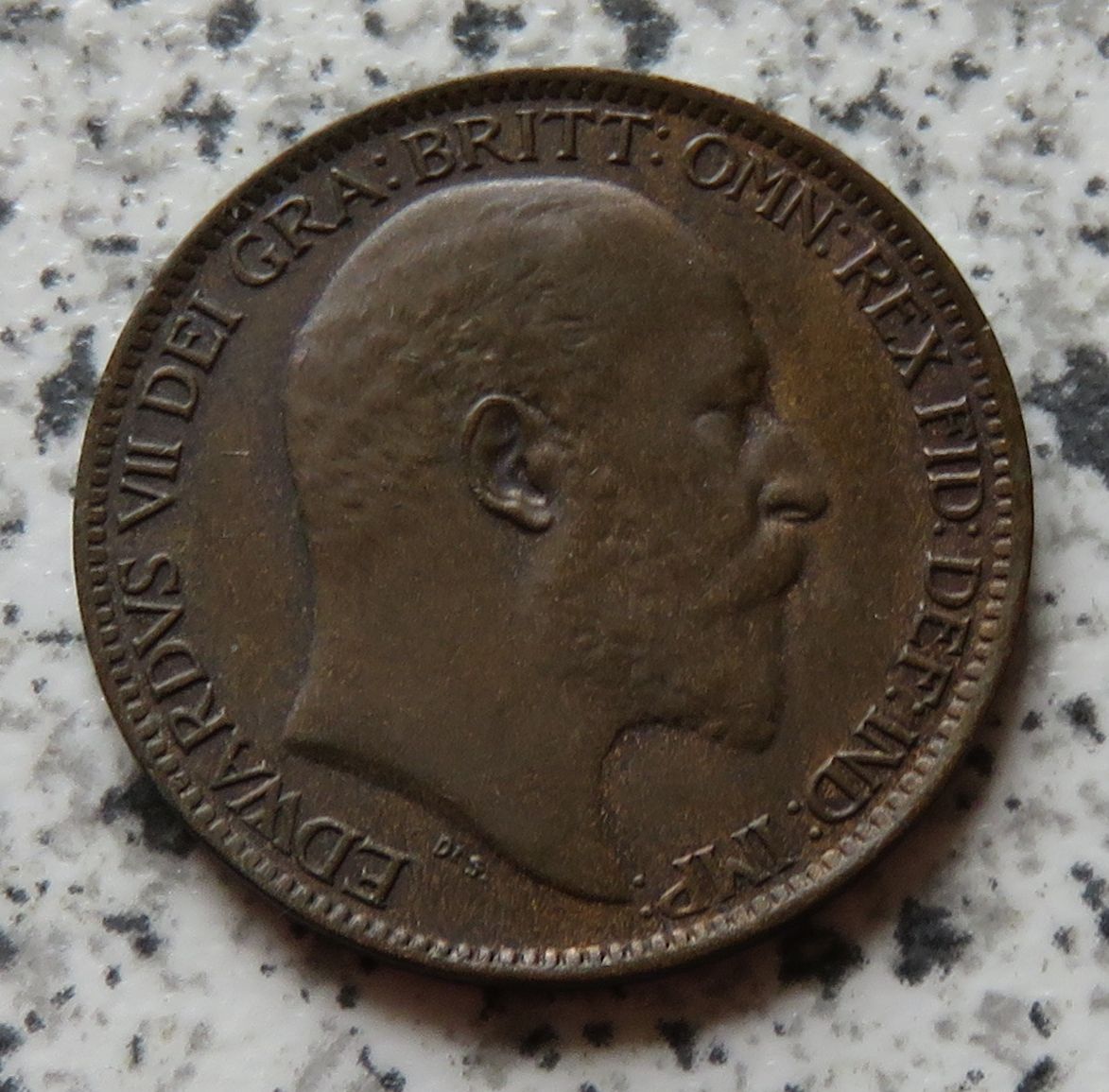  Großbritannien Farthing 1906   