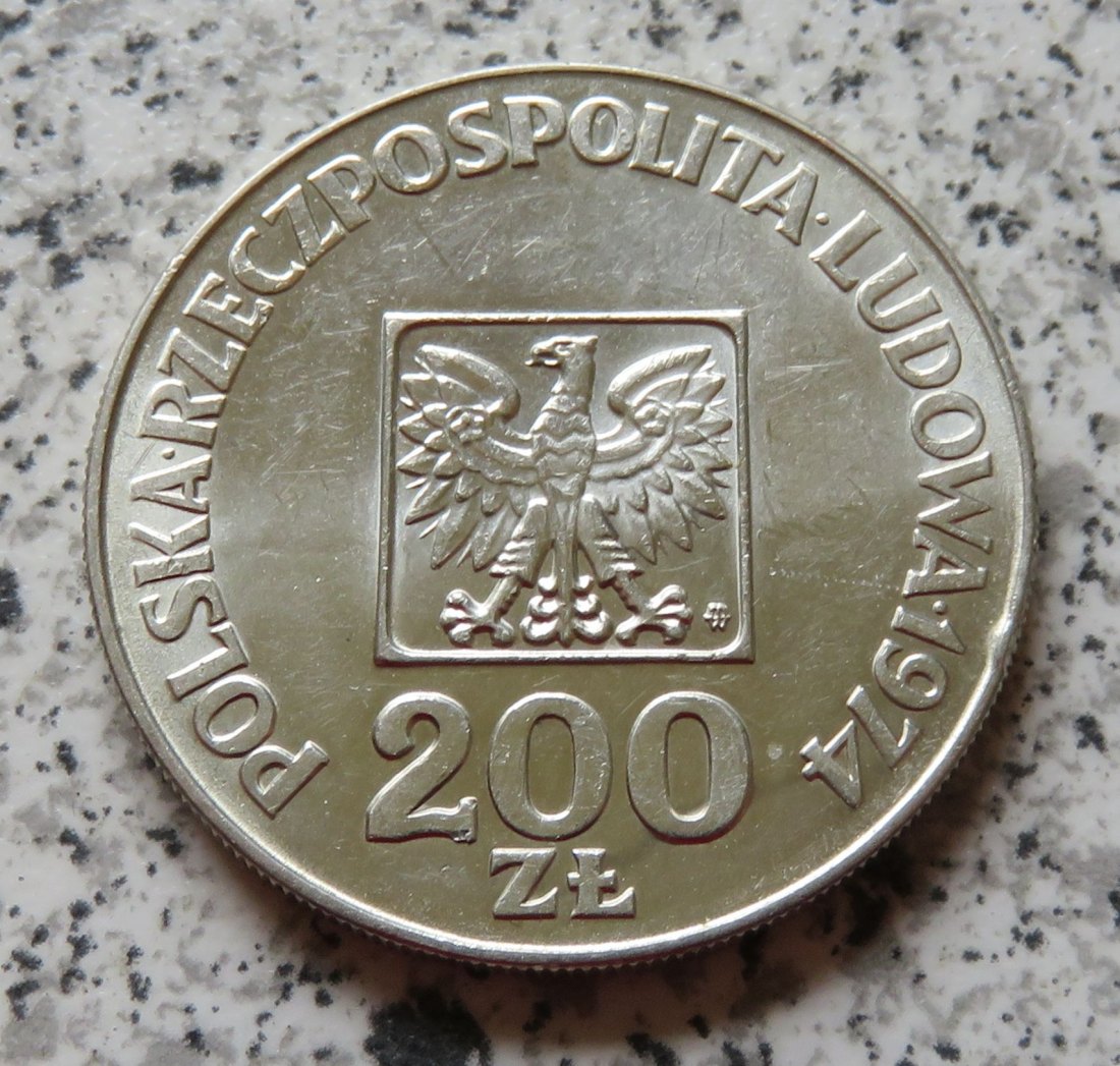  Polen 200 Zloty 1974   