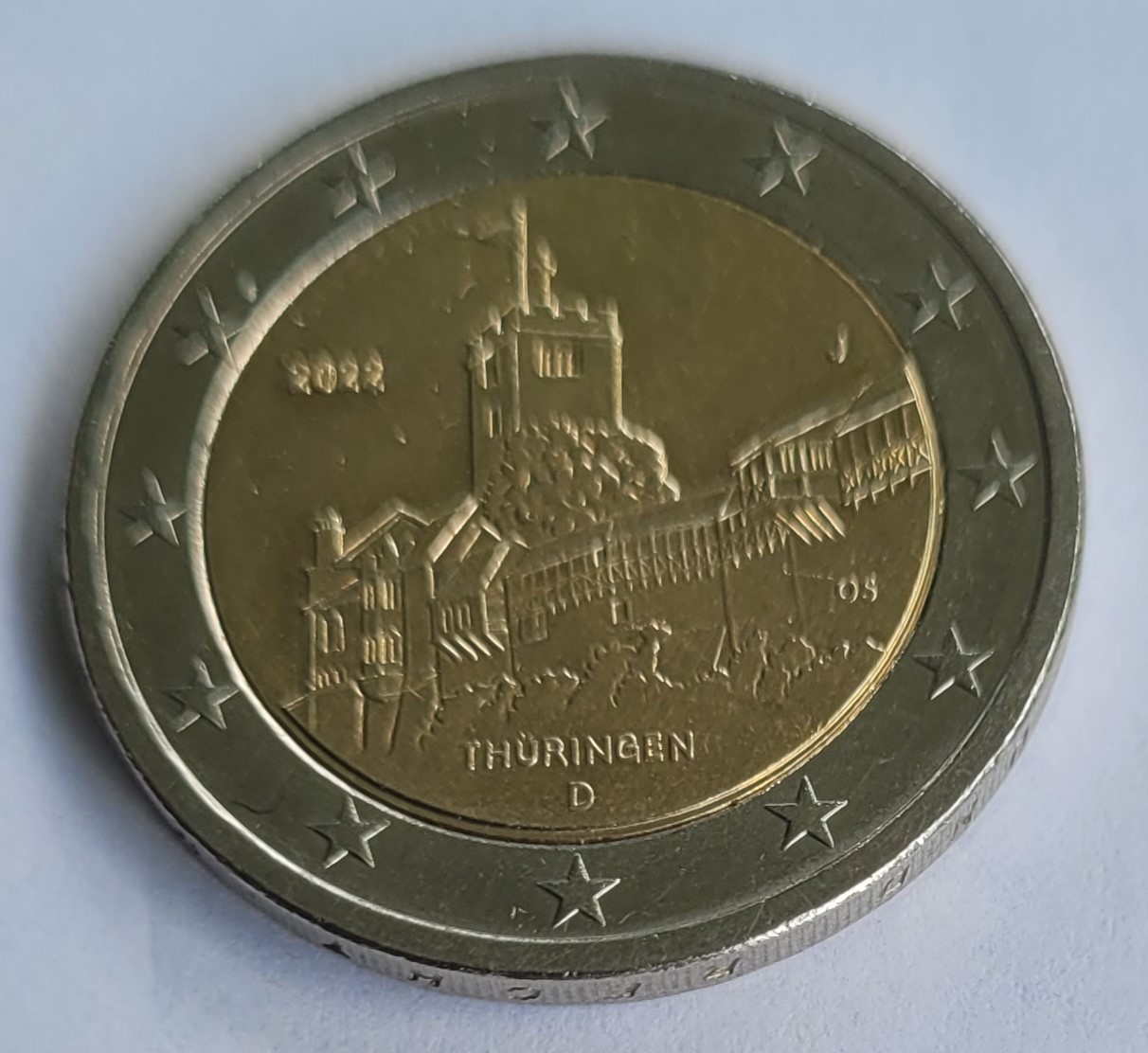  2 Euro Münze Thüringen   