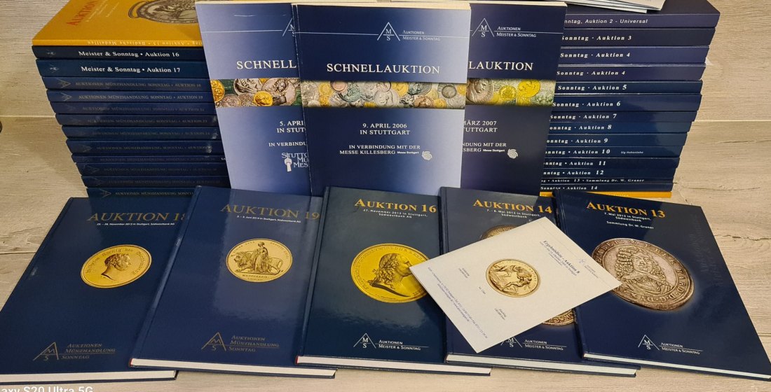  AMS Meister & Sonntag (Stuttgart) Kataloge Auswahl 2 bis 33 aus 2004 bis 2020 AUSWAHL 1 Katalog !   